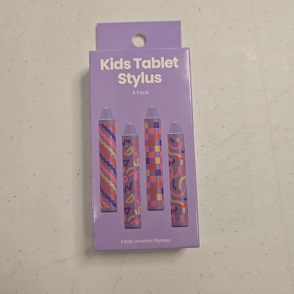 4 Pack Kid Friendly Stylus Pens for‎ Touch Screens Kids Smart Watch Tablet iPad